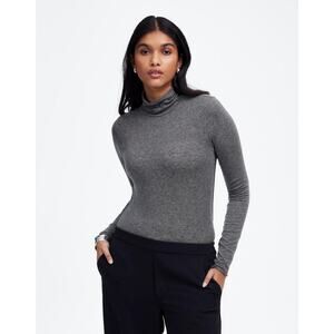 NWT Madewell Wool-Blend Turtleneck Long-Sleeve Tee - MSRP $62 - Size‎ Small